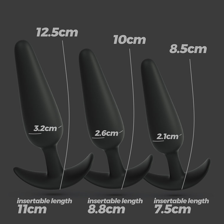 TIC TAC TOE CONJUNTO DE PLUGS ANAIS PARA TREINO CRUSHIOUS 10