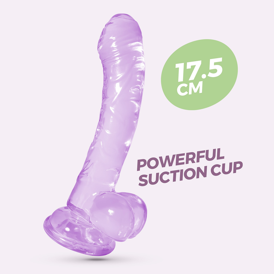 HUDINI DILDO ANAL JELLY ROXO CRUSHIOUS 1