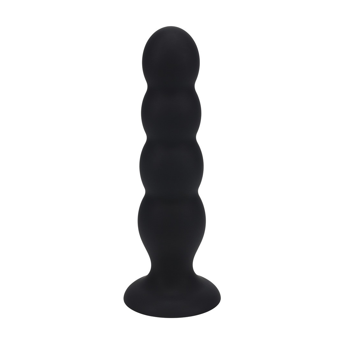 PLUG ANAL DE SILICONE LÍQUIDO QUAD RATTLE XL PRETO LEVELZ 1