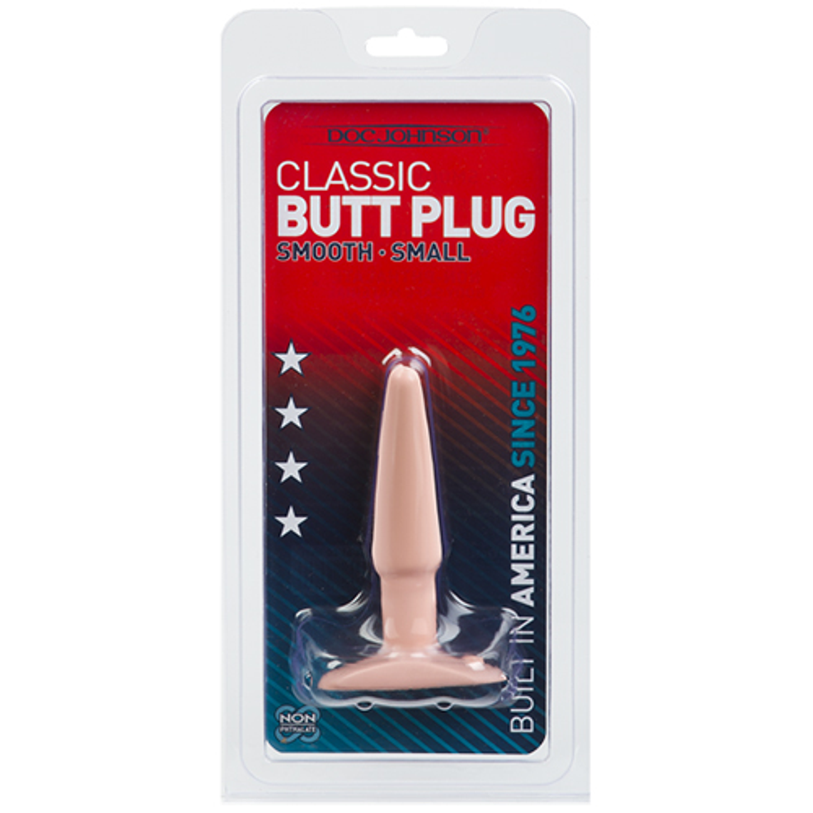 PLUG ANAL DOC JOHNSON CLASSIC BUTT PLUG FLESH SMALL 3