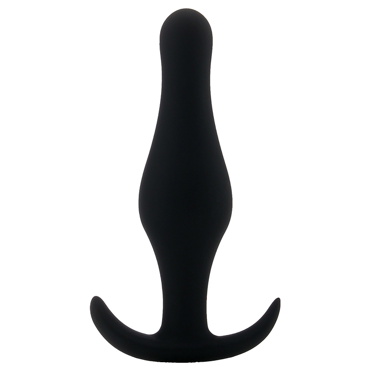 PLUG ANAL BUTT PLUG COM PEGA PRETO PEQUENO 1