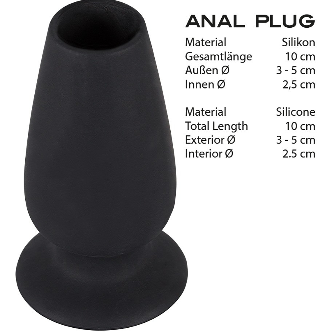 PLUG ANAL EM SILICONE LUST TUNNEL 7