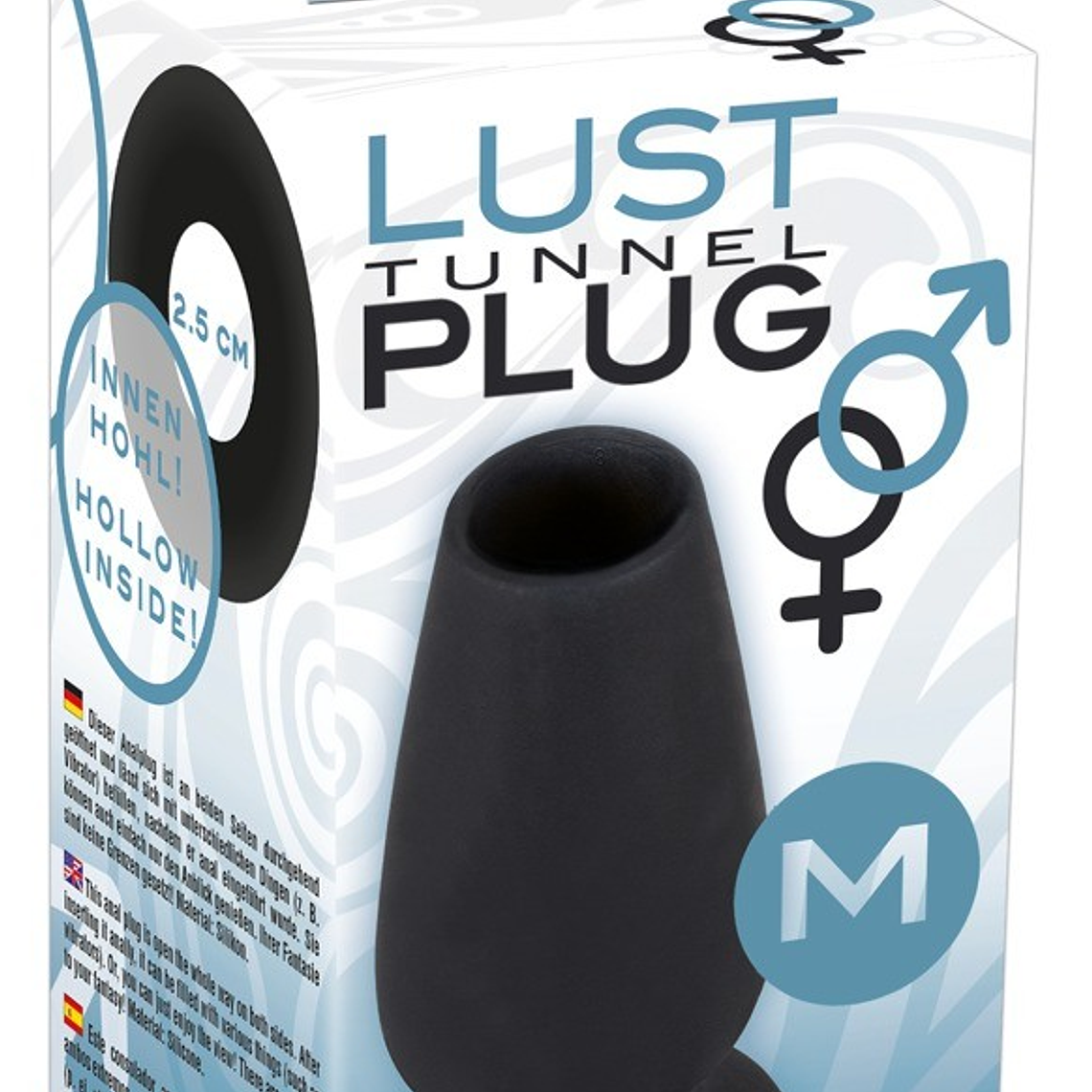 PLUG ANAL EM SILICONE LUST TUNNEL 8