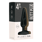 PLUG ANAL EM SILICONE PLUG & PLAY 4” PRETO - thumbnail 3