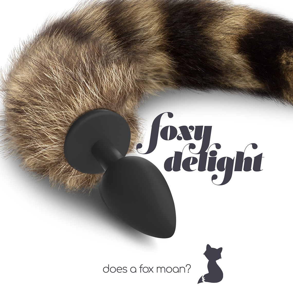 PLUG ANAL COM CAUDA FOXY DELIGHT SILICONE CRUSHIOUS 6