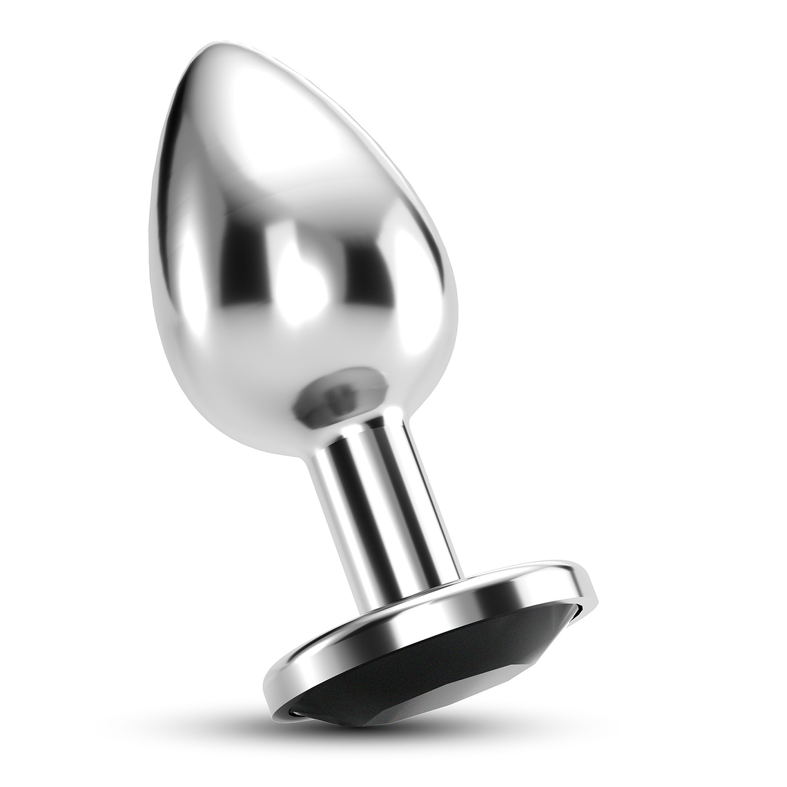 PLUG ANAL JOIA BIJOU PRETO GRANDE CRUSHIOUS COM BOLSA AVELUDADA GRÁTIS 5