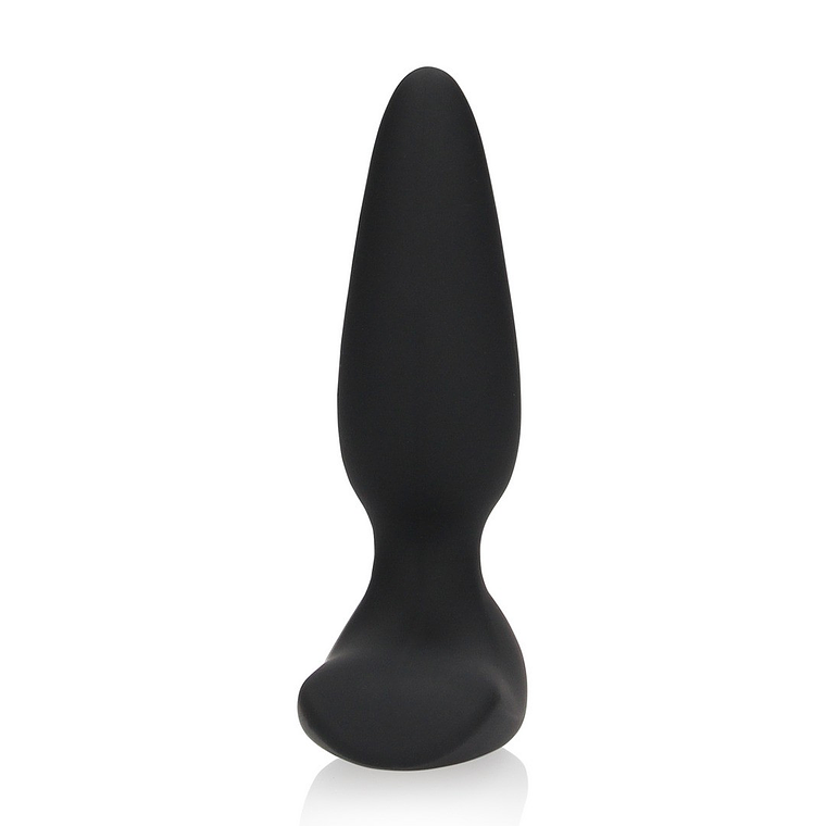 PLUG ANAL COM VIBRAÇÃO E COMANDO SMOOTH VIBRATING LICORICE BLACK LOVELINE 6