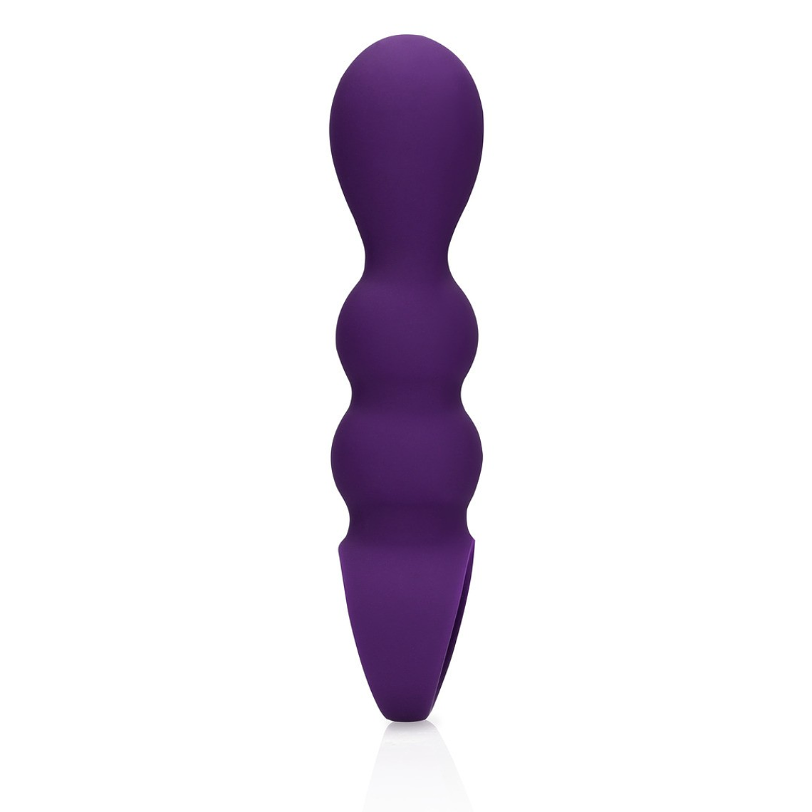 PLUG ANAL COM VIBRAÇÃO EM FORMA DE LÁGRIMAS CLEAR PURPLE LOVELINE 6