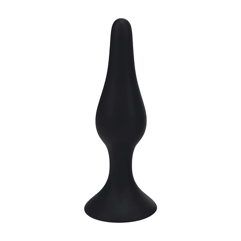 PLUG ANAL DE SILICONA SLIM XL PRETO LEVELZ