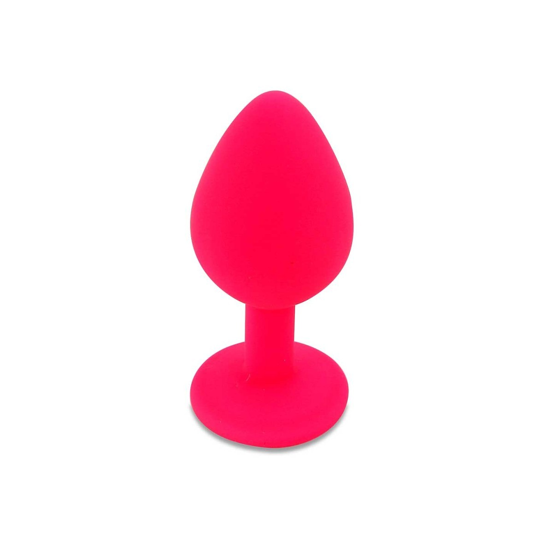 PLUG ANAL DE SILICONE COM JOIA ROSA CANDY LUST 4