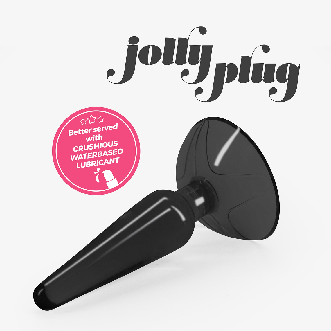 PLUG ANAL JOLLY PLUG PRETO CRUSHIOUS 7