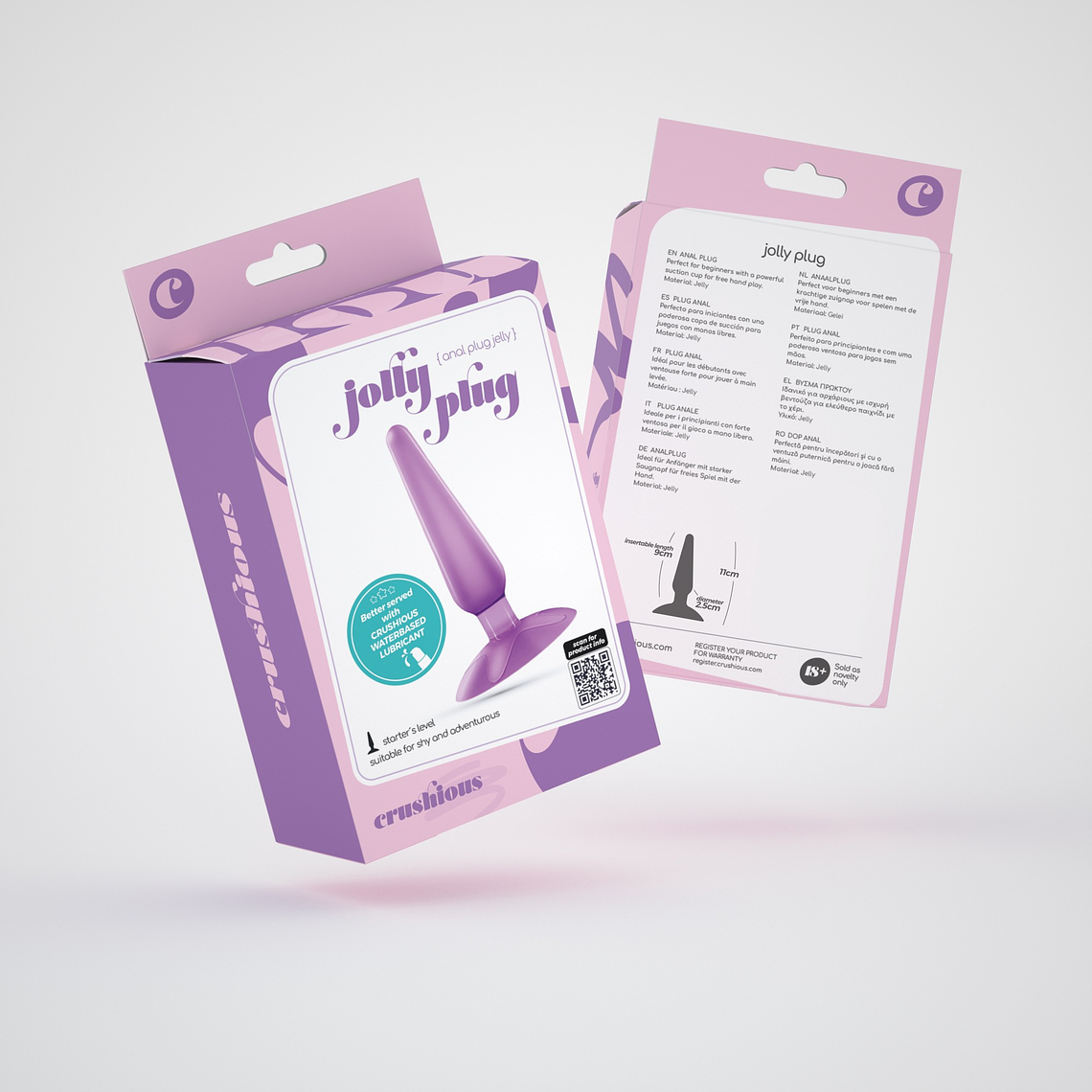 PLUG ANAL JOLLY PLUG LILÁS CRUSHIOUS 13