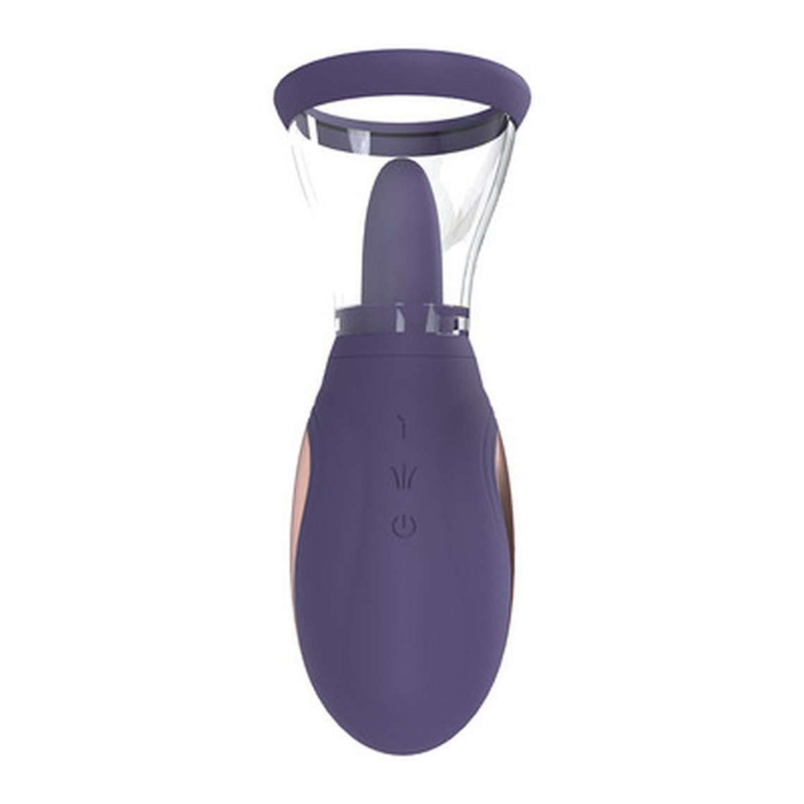 BOMBA RECARREGÁVEL PARA VULVA E SEIOS ENHANCE ROXO PUMPED 1