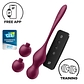 DISPOSITIVO DE TREINO PÉLVICO LOVE BIRDS VARY CONNECT APP PELVIC FLOOR TRAINING VERMELHO SATISFYER - thumbnail 1