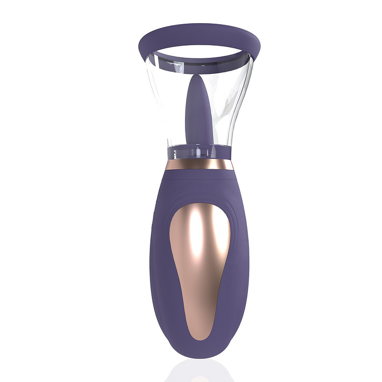 BOMBA RECARREGÁVEL PARA VULVA E SEIOS ENHANCE ROXO PUMPED 4