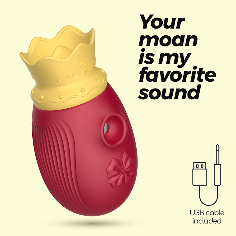 ESTIMULADOR CLITORIANO MONARCH CRUSHIOUS VERMELHO 1