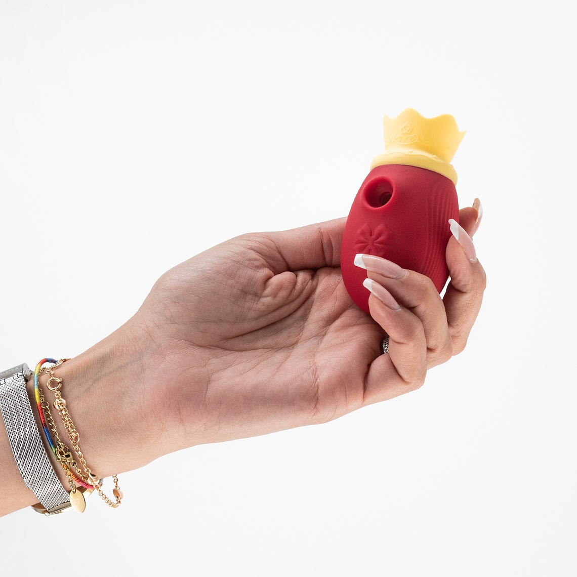 ESTIMULADOR CLITORIANO MONARCH CRUSHIOUS VERMELHO 12