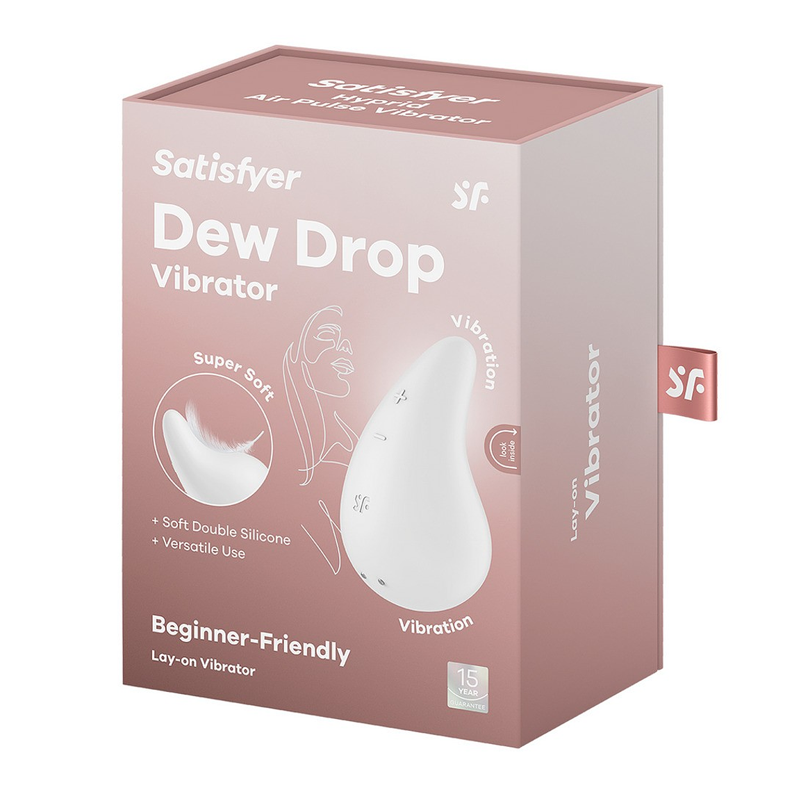 ESTIMULADOR DEW DROP BRANCO SATISFYER 2