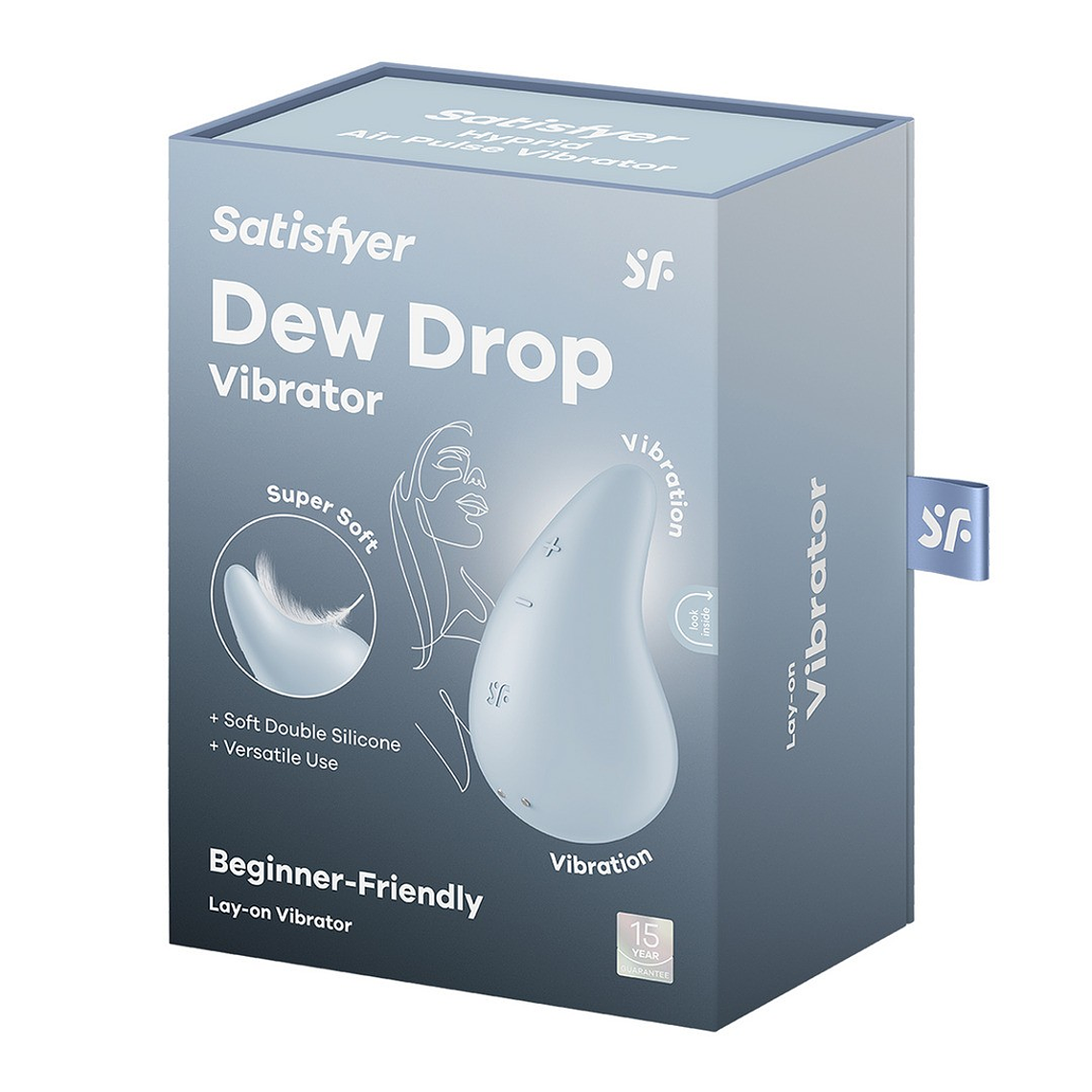 ESTIMULADOR DEW DROP AZUL SATISFYER 2