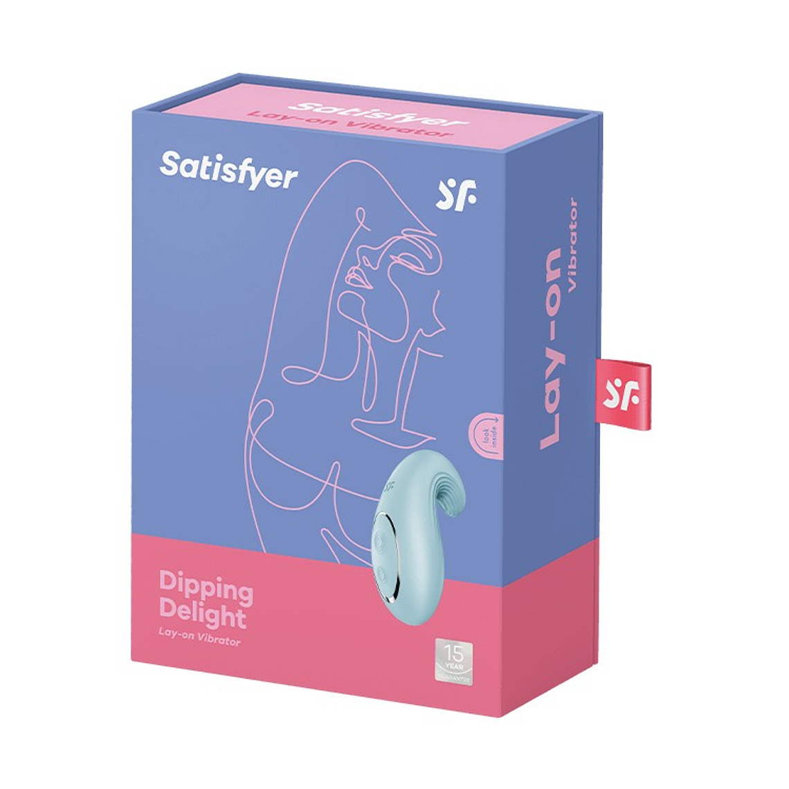 ESTIMULADOR DIPPING DELIGHT AZUL CLARO SATISFYER 6