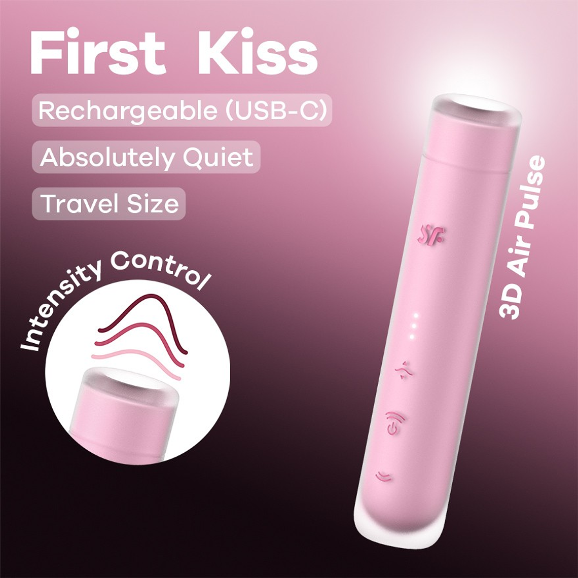 ESTIMULADOR FIRST KISS SATISFYER 1