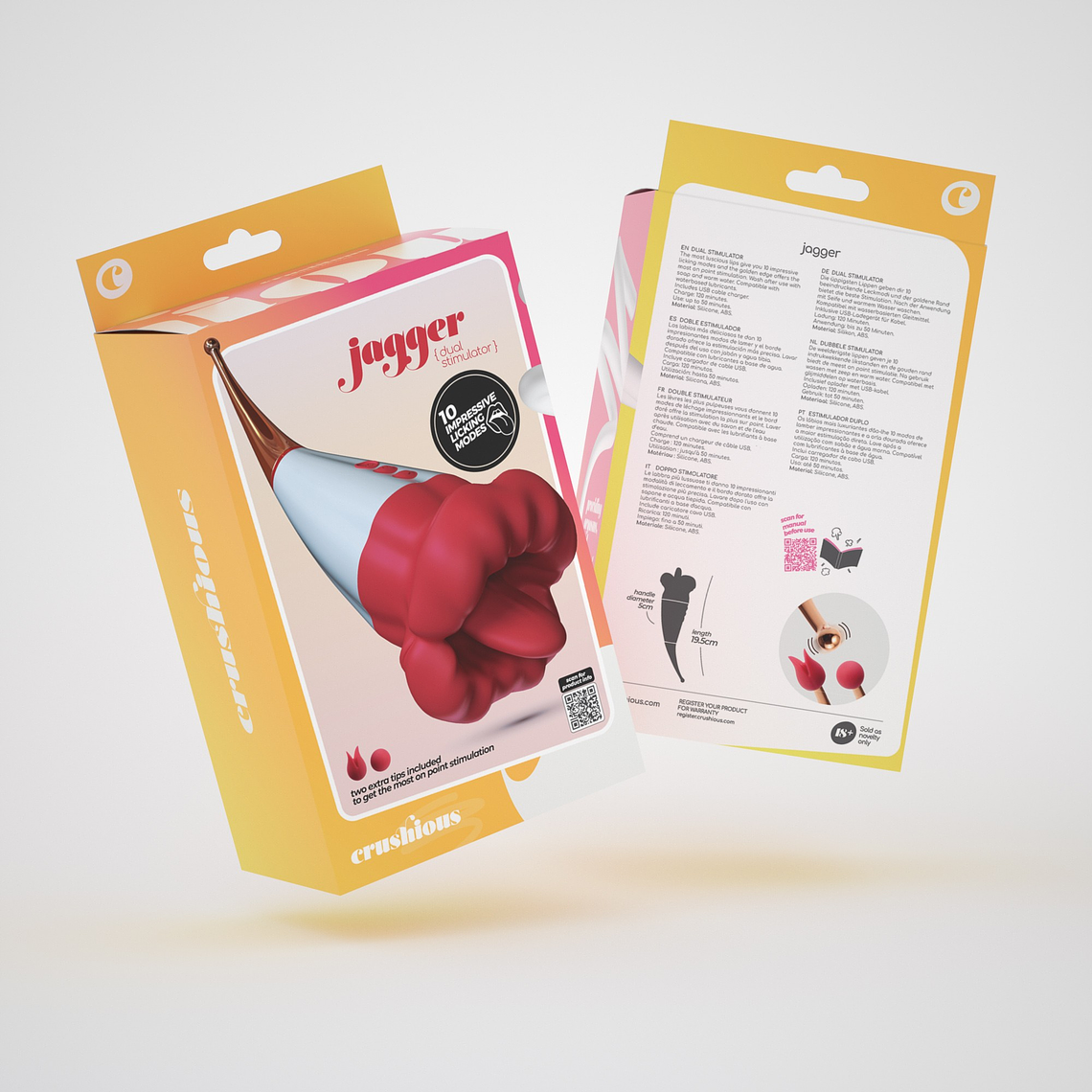 ESTIMULADOR DUPLO JAGGER CRUSHIOUS 8
