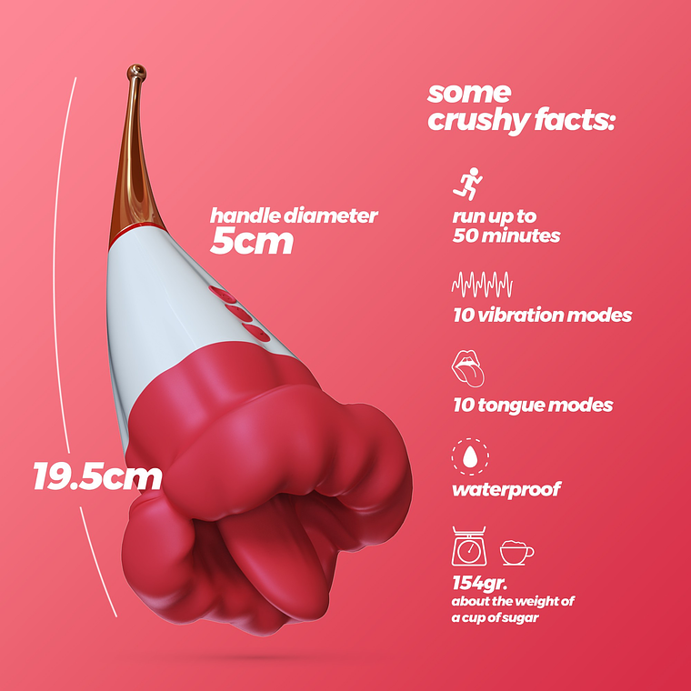 ESTIMULADOR DUPLO JAGGER CRUSHIOUS 9