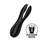 VIBRADOR THREESOME 2 PRETO SATISFYER - Thumbnail 1