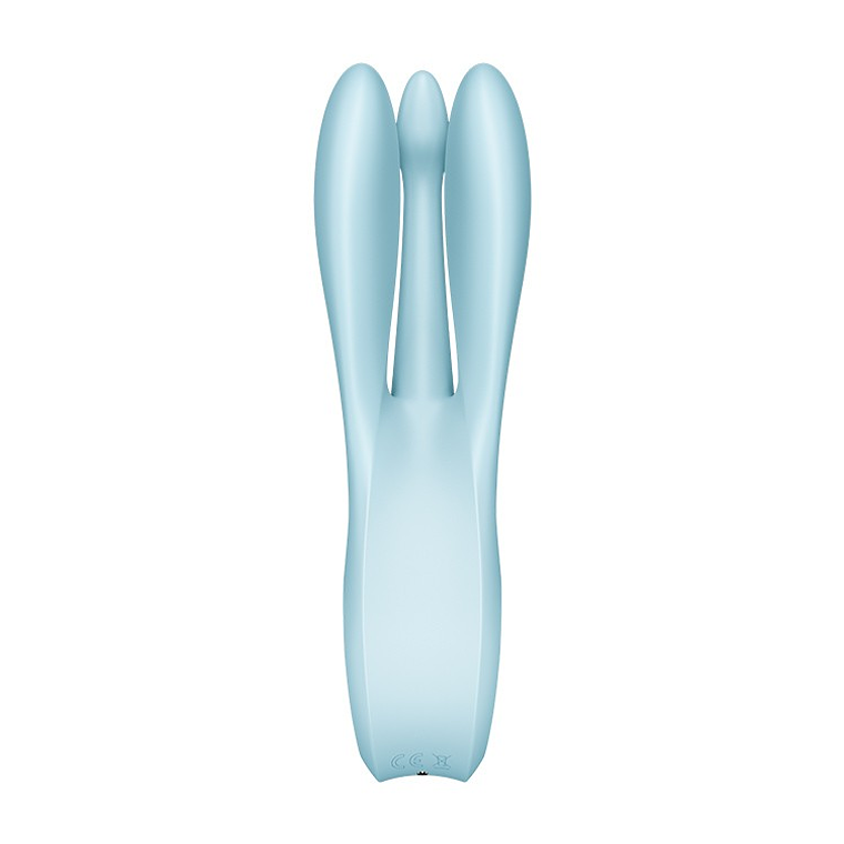 VIBRADOR THREESOME 1 AZUL SATISFYER 4
