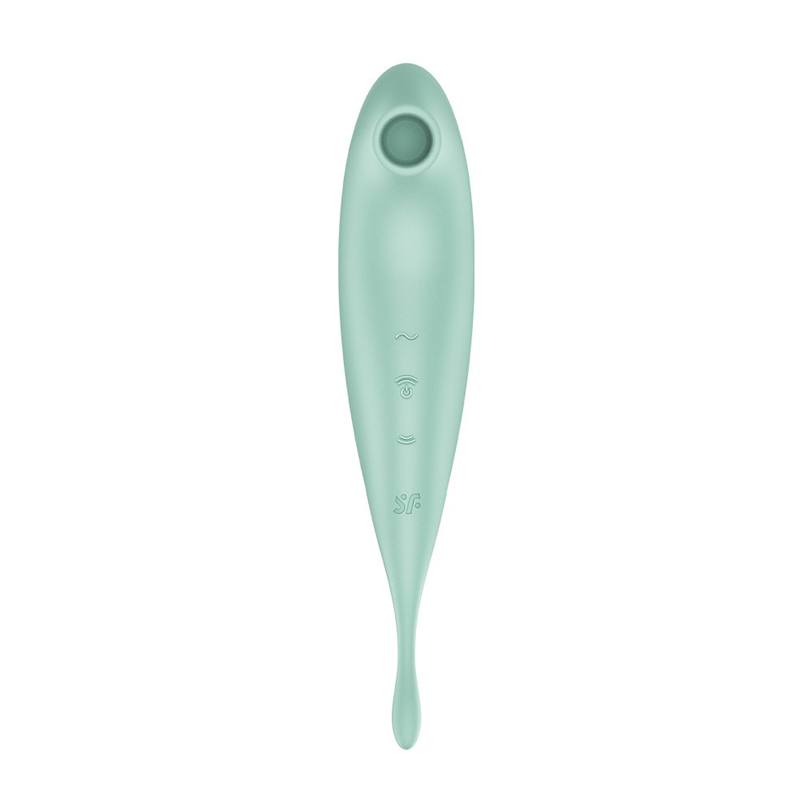 VIBRADOR TWIRLING PRO SATISFYER COM APLICAÇÃO CONNECT MENTA 3