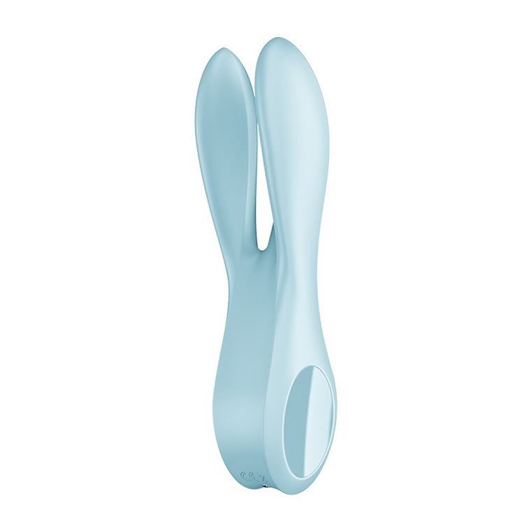 VIBRADOR THREESOME 1 AZUL SATISFYER 5
