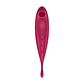 VIBRADOR TWIRLING PRO SATISFYER COM APLICAÇÃO CONNECT VERMELHO - Thumbnail 3
