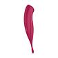 VIBRADOR TWIRLING PRO SATISFYER COM APLICAÇÃO CONNECT VERMELHO - Thumbnail 4