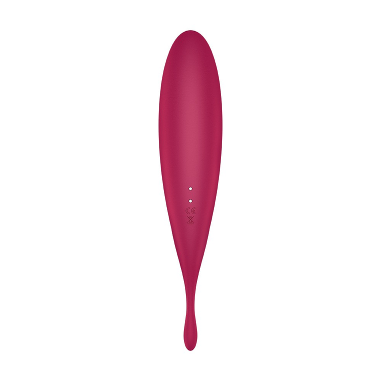 VIBRADOR TWIRLING PRO SATISFYER COM APLICAÇÃO CONNECT VERMELHO 5