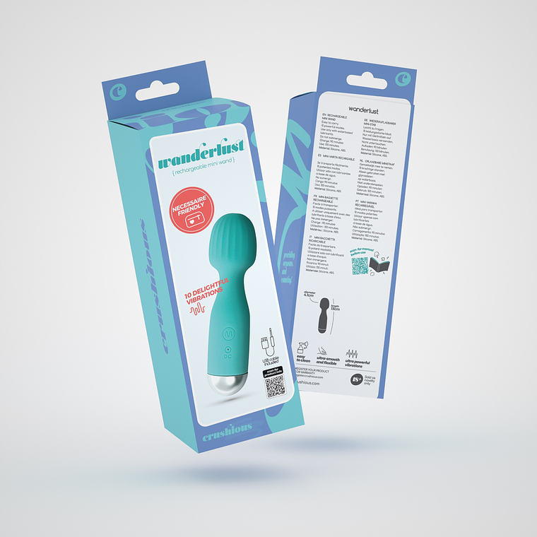 WANDERLUST MINI VARINHA VERDE MENTA CRUSHIOUS 8