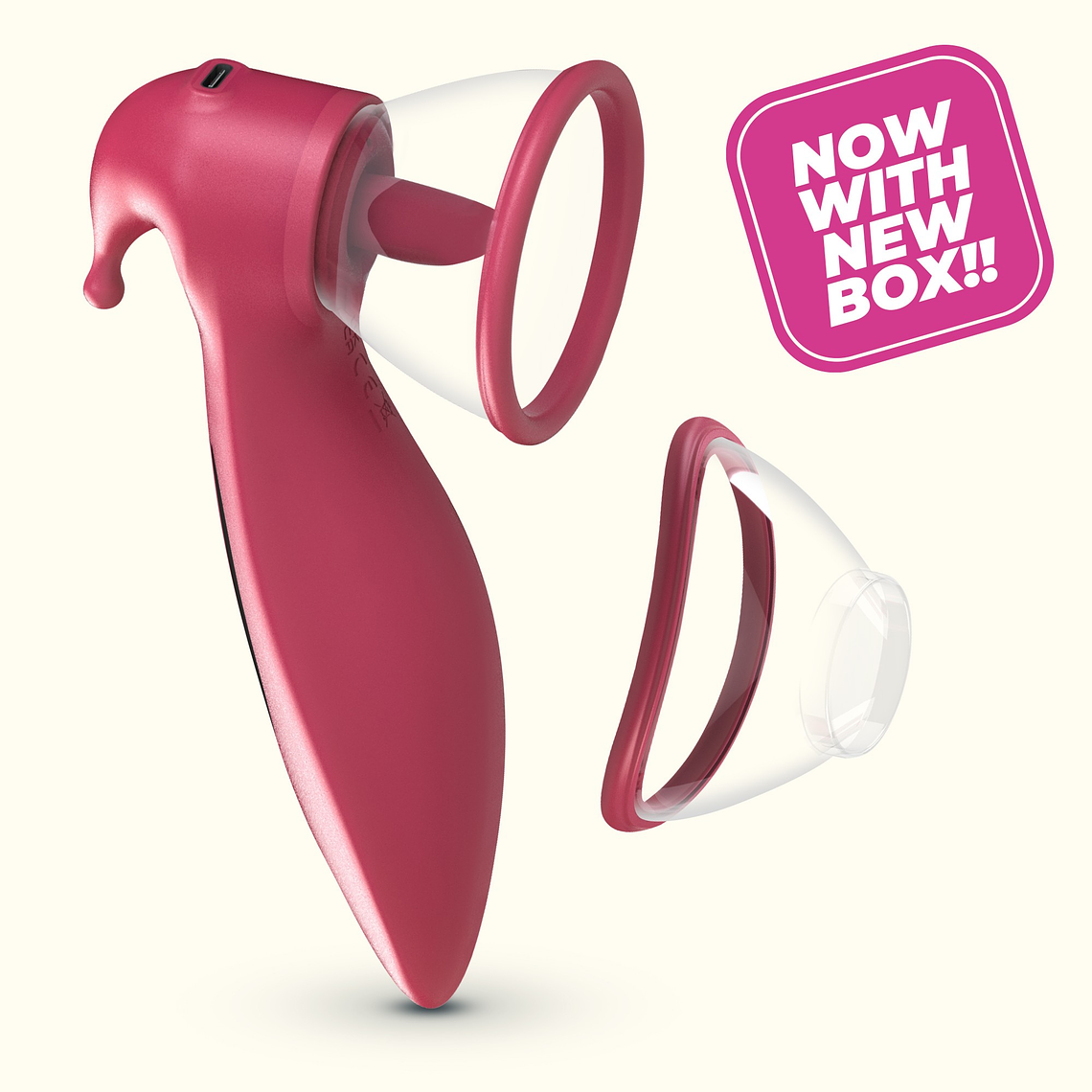 SACI ESTIMULADOR DE CLITÓRIS E MAMILOS COM SUCÇÃO CRUSHIOUS 1