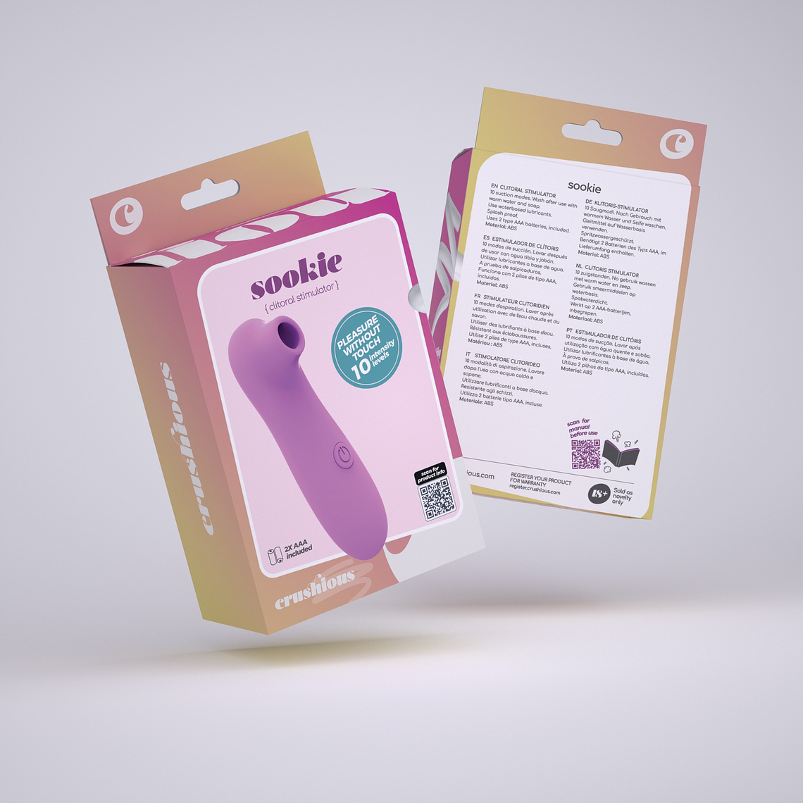 SOOKIE ESTIMULADOR CLITORIANO CRUSHIOUS 11