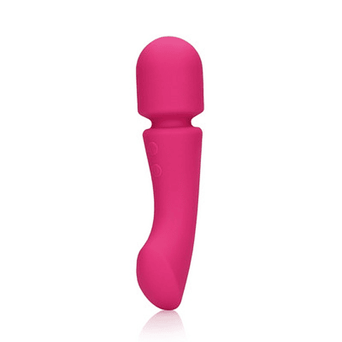 VARINHA MASSAJADORA ULTRA SOFT SILICONE DOUBLE-SIDED PRESTONE PINK LOVELINE