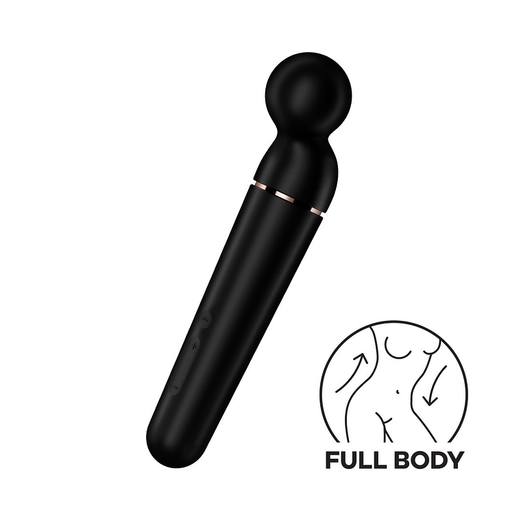 VARINHA PLANET WAND-ER PRETO/ROSE GOLD SATISFYER 1