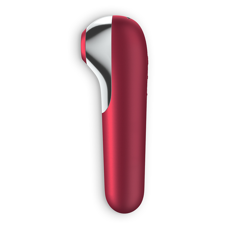 VIBRADOR DUAL LOVE COM APP SATISFYER VERMELHO 4