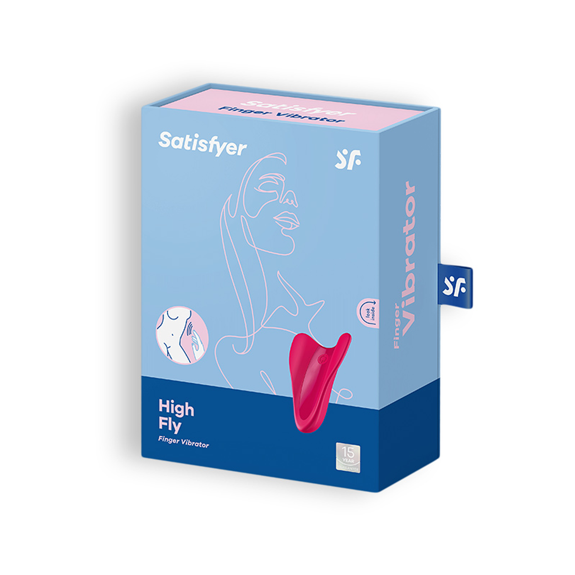 VIBRADOR HIGH FLY SATISFYER MAGENTA 6