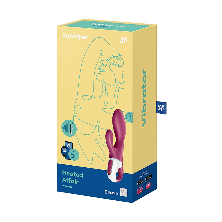 VIBRADOR HEATED AFFAIR COM APP SATISFYER 9