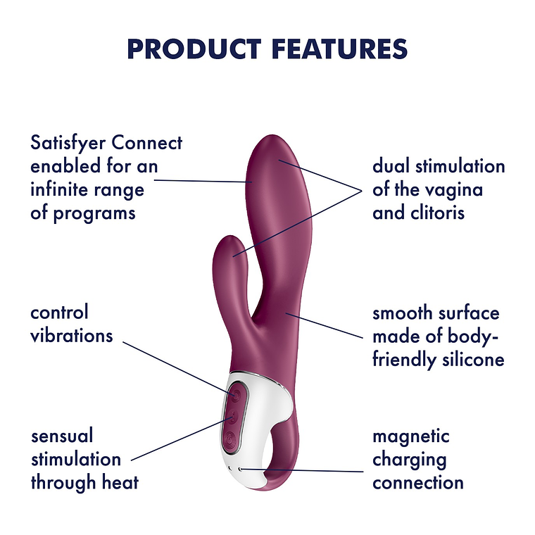 VIBRADOR HEATED AFFAIR COM APP SATISFYER 11