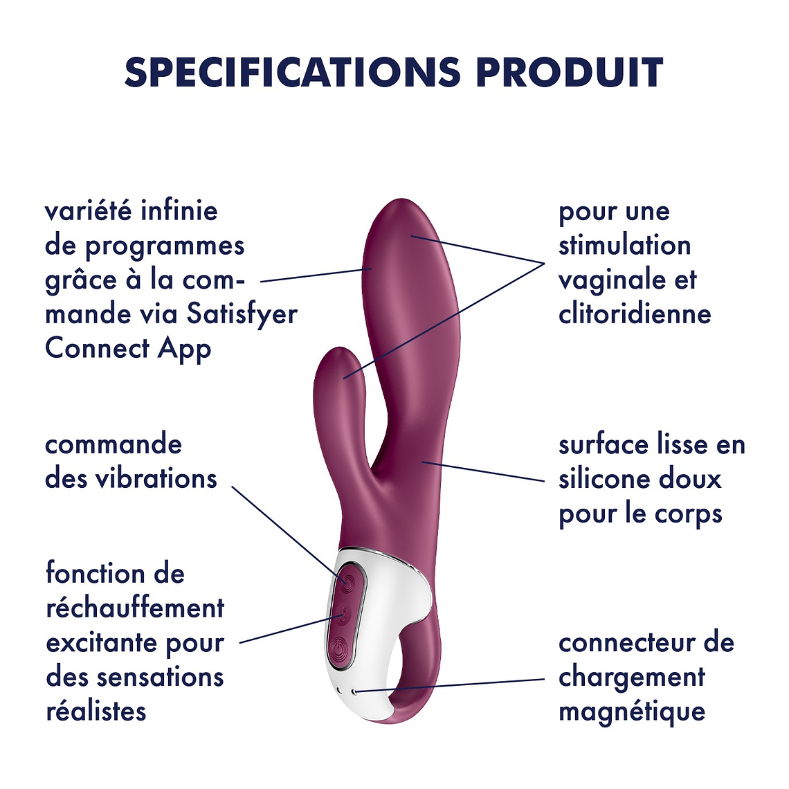 VIBRADOR HEATED AFFAIR COM APP SATISFYER 13