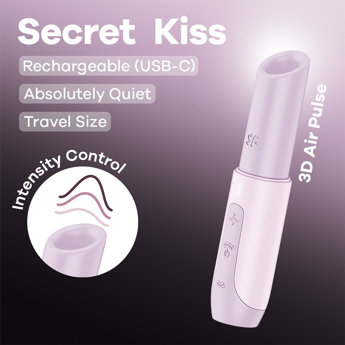 ESTIMULADOR SECRET KISS SATISFYER 1