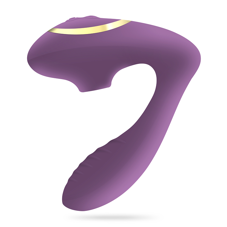 ESTIMULADOR RECARREGÁVEL MOANSTAR COM OFERTA DE LUBRIFICANTE À BASE DE ÁGUA CRUSHIOUS 6