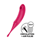 ESTIMULADOR TWIRLING PRO VERMELHO SATISFYER - vignette 1