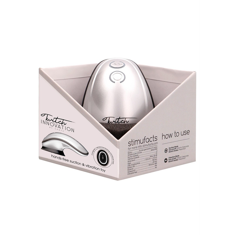 ESTIMULADOR TWITCH HANDSFREE PRETO/CINZA INNOVATION 4