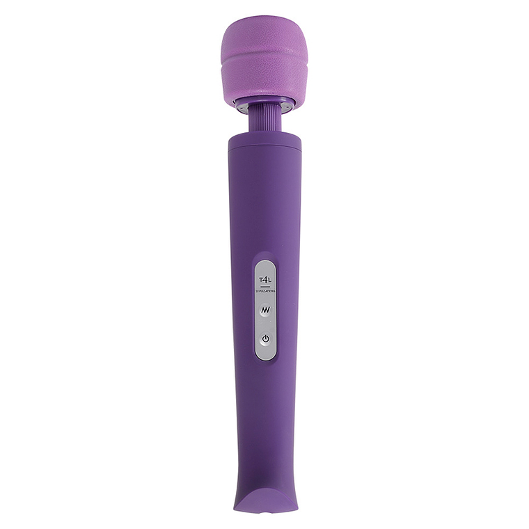 MASSAJADOR COM CARREGADOR USB CANDY PIE MAGIC WAND ROXO 1