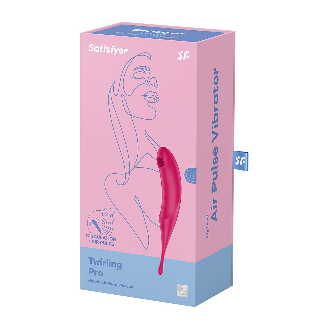 ESTIMULADOR TWIRLING PRO VERMELHO SATISFYER 7